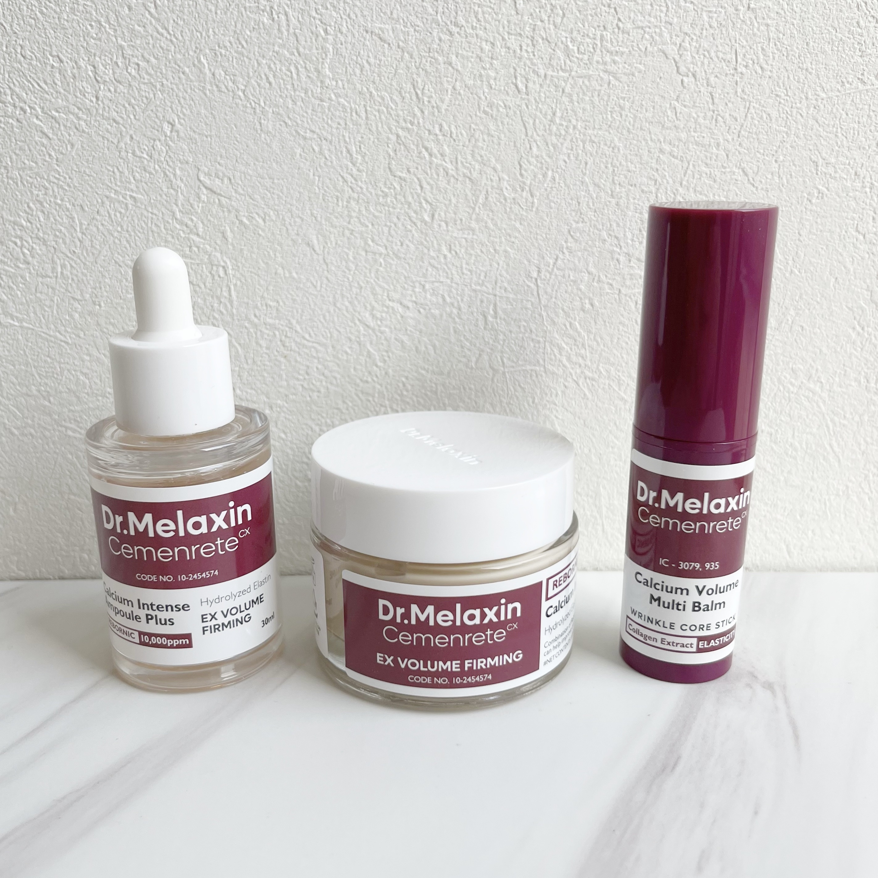 セメンリトカルシウムアンプル+セメンリトカルシウムクリーム/Dr.Melaxin/スキンケアキットを使ったクチコミ（1枚目）