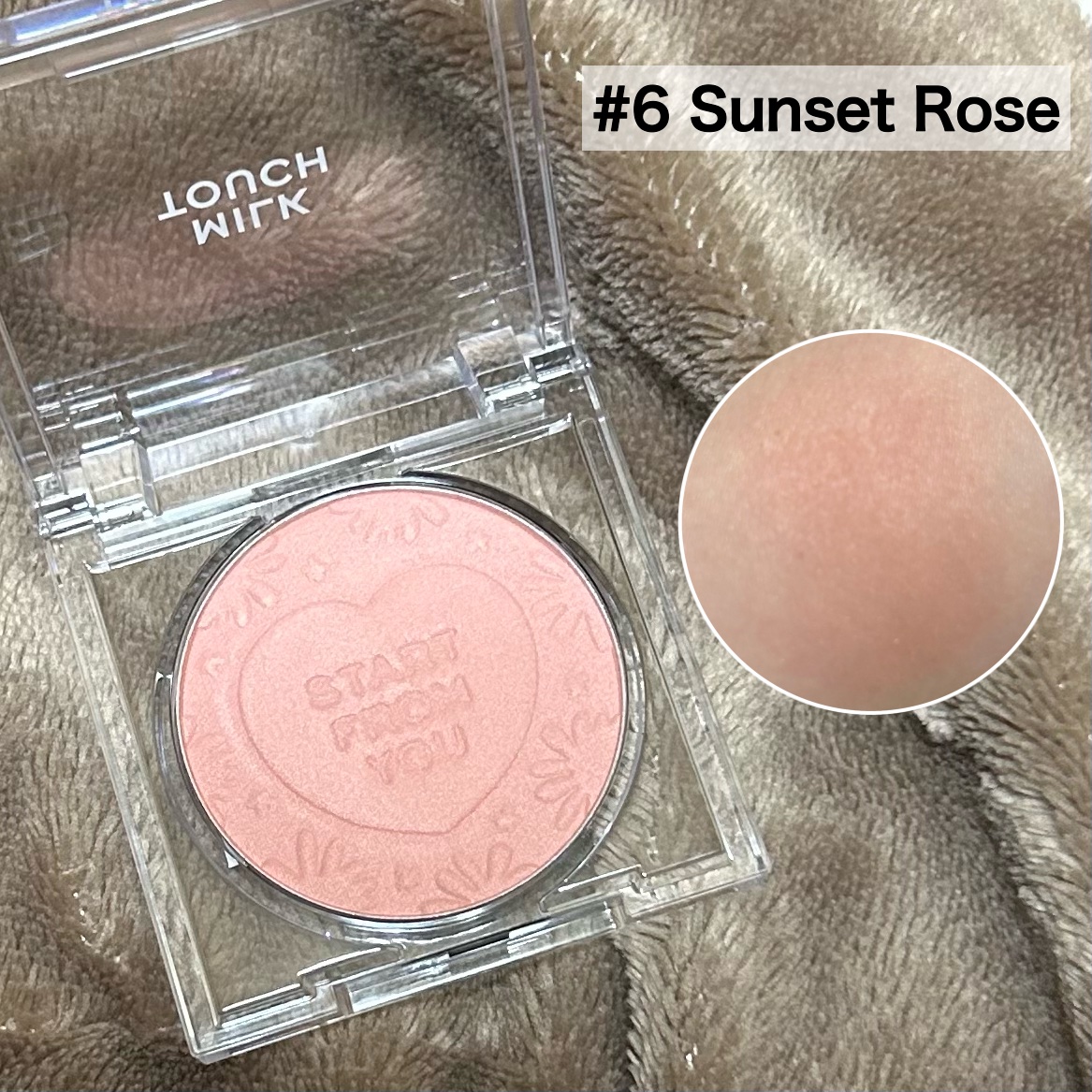 Milk Touch タッチ マイ チークのクチコミ「前から気になってから
とりあえず買ってみたけど
思ってた以上に可愛かったです💓

オレンジベー.....」（2枚目）