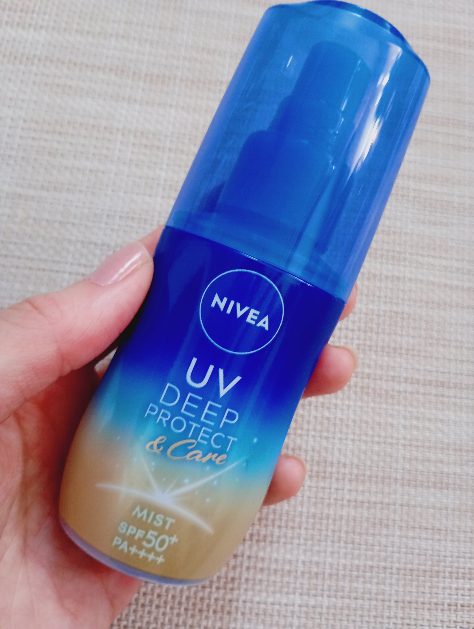 ニベアUV ディーププロテクト＆ケア ミルクミスト/ニベア/日焼け止めミスト・スプレーを使ったクチコミ（1枚目）