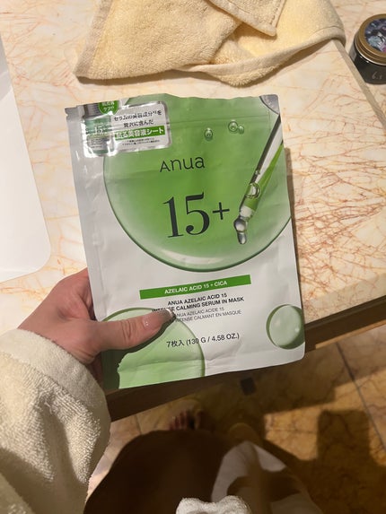 アゼライン酸15 インテンスカーミングセラムインマスク/Anua/シートマスク・パックを使ったクチコミ(1枚目)
