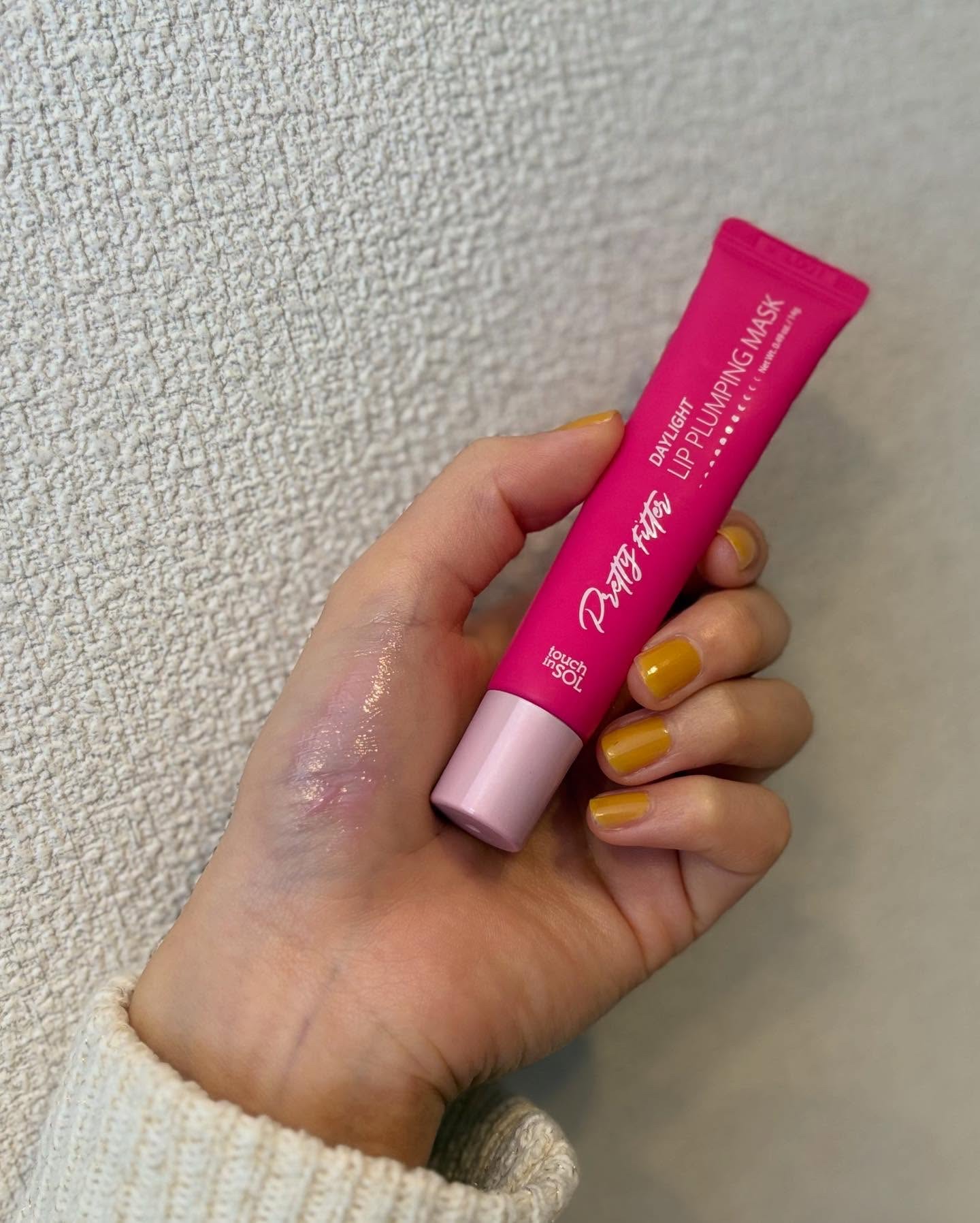 プリティーフィルターデイライトリッププランピングマスク/touch in SOL /リップマスクを使ったクチコミ（3枚目）
