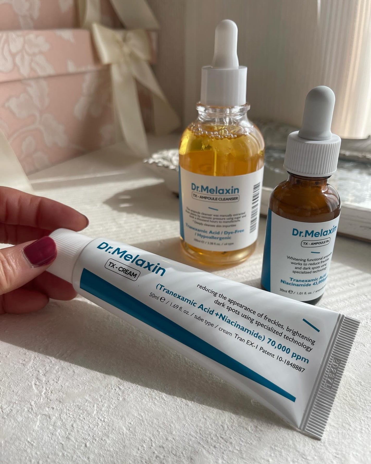 TXアンプルRX+TXクリーム/Dr.Melaxin/スキンケアキットを使ったクチコミ(4枚目)