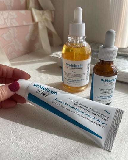 TXアンプルRX+TXクリーム/Dr.Melaxin/スキンケアキットを使ったクチコミ(4枚目)