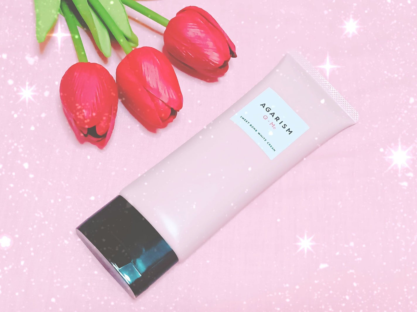 キューミースウィートボムホワイトクリーム/AGARISM/ボディクリームを使ったクチコミ(1枚目)