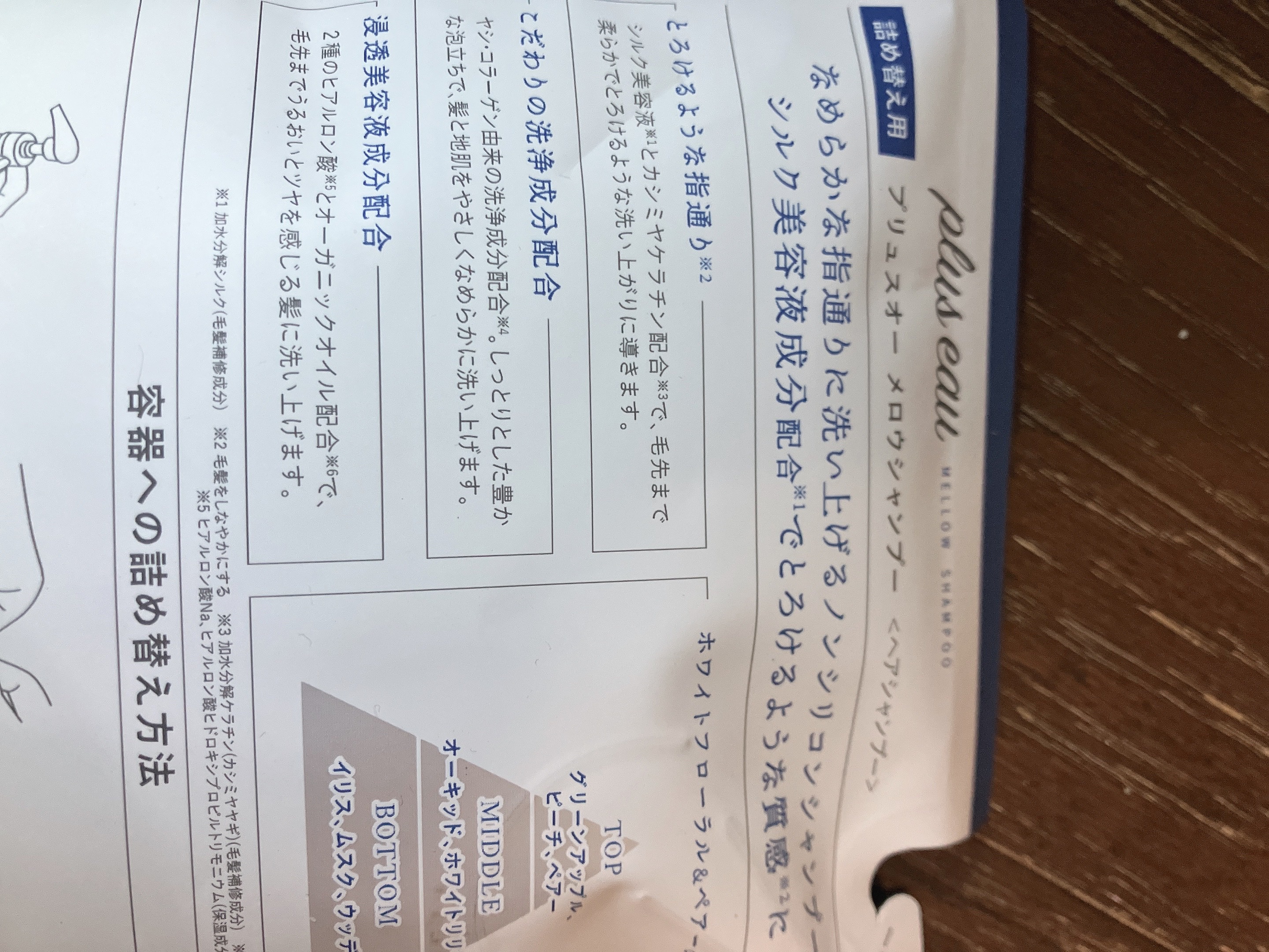 メロウシャンプー/メロウトリートメント/plus eau/市販シャンプーを使ったクチコミ（2枚目）