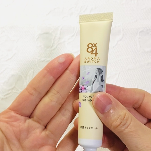 8x4 アロマスイッチ 涼感ネックジェル マンハッタンリネンの香り/８ｘ４/デオドラント・制汗剤を使ったクチコミ（2枚目）