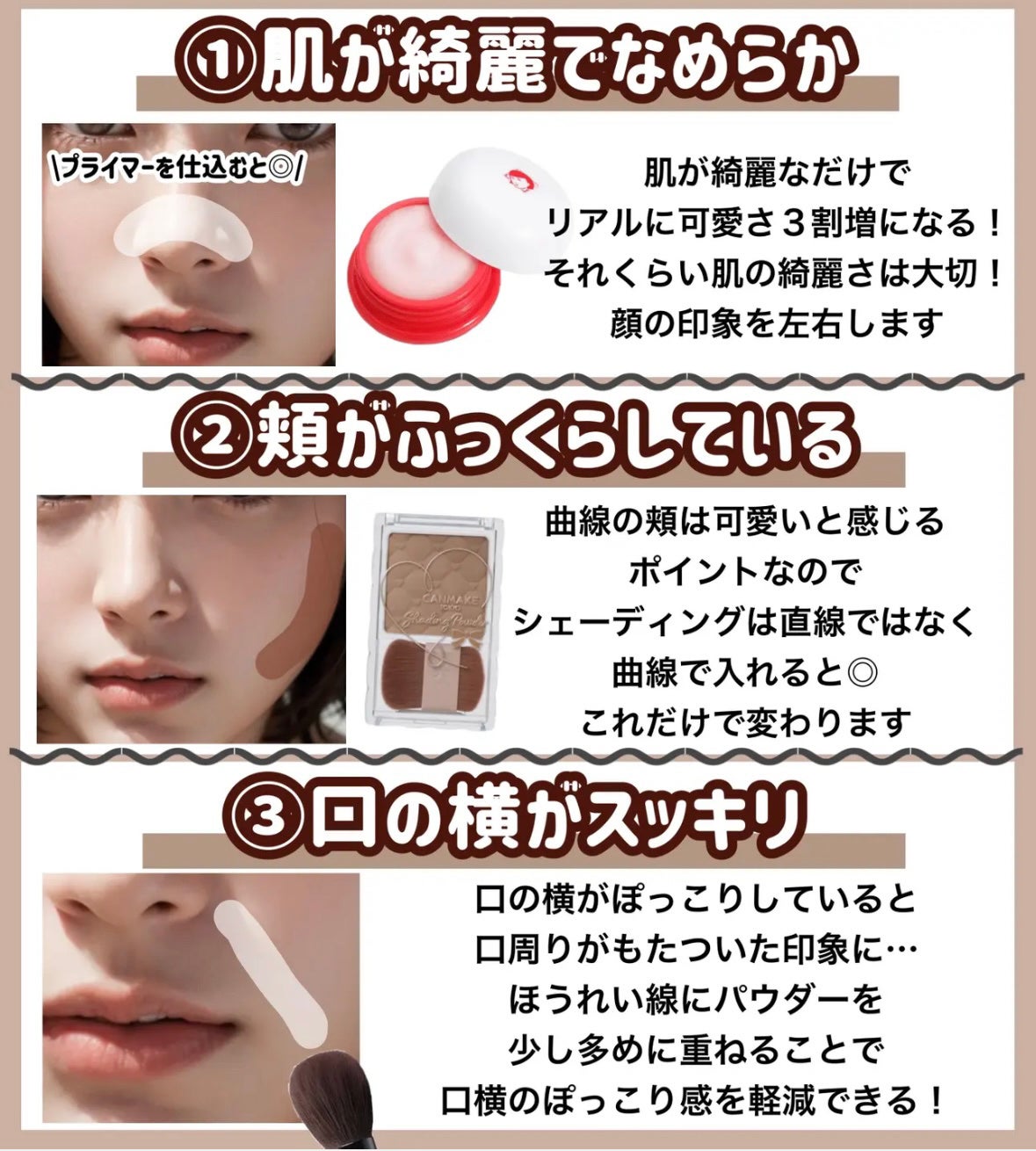 シェーディングパウダー/キャンメイク/シェーディングを使ったクチコミ(3枚目)