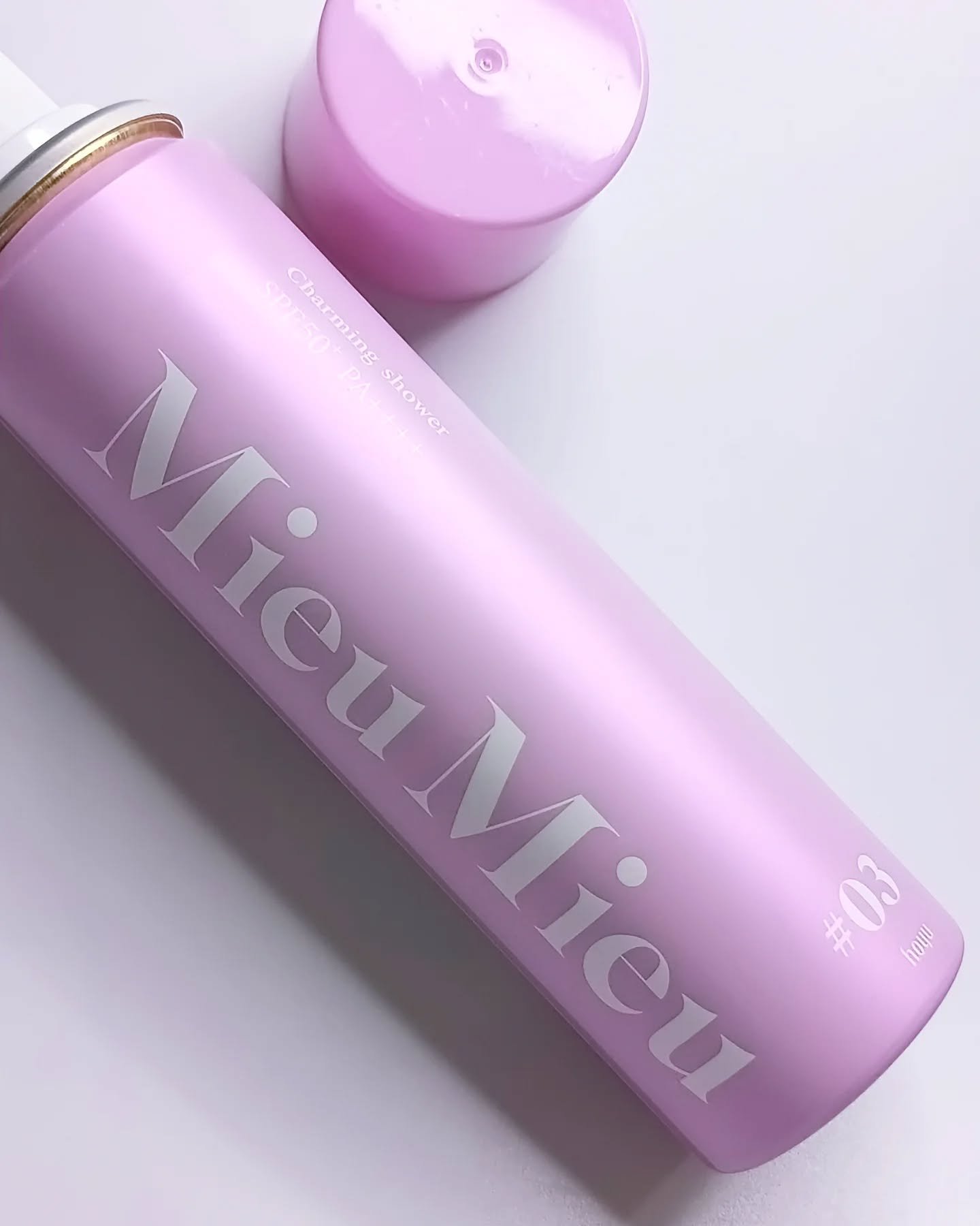 ミュミュ チャーミングシャワー/MieuMieu/ヘアミストを使ったクチコミ（2枚目）