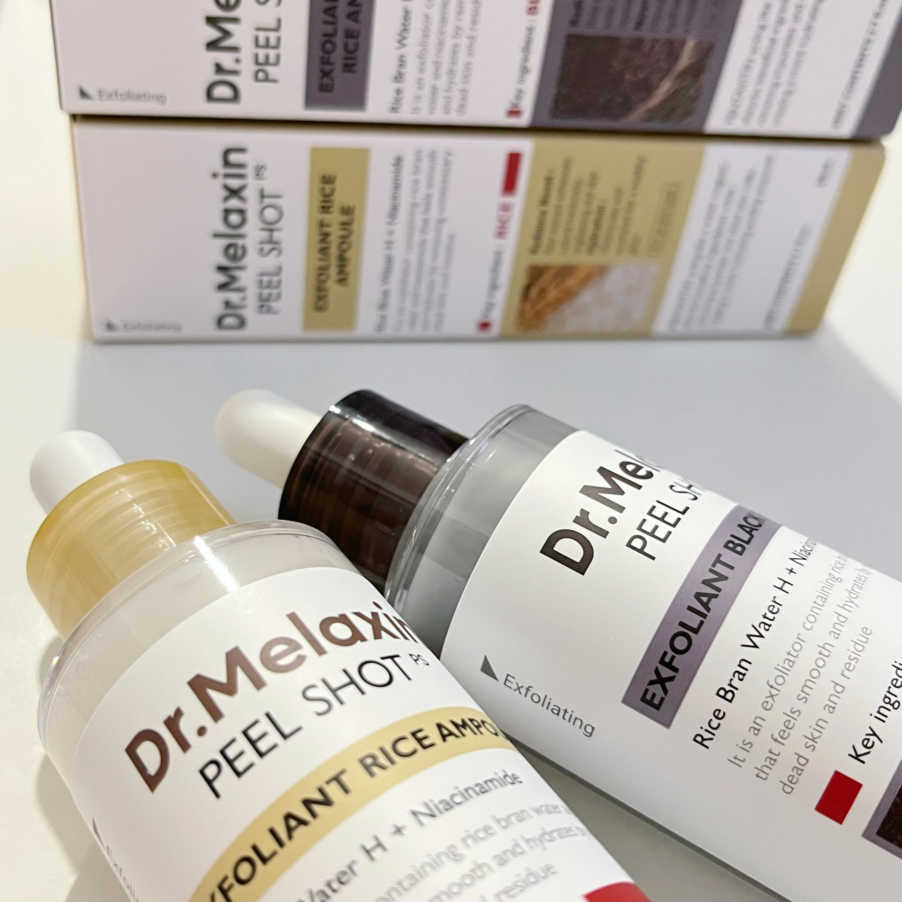 白米ピールショットゴマージュアンプル/Dr.Melaxin/美容液を使ったクチコミ（1枚目）