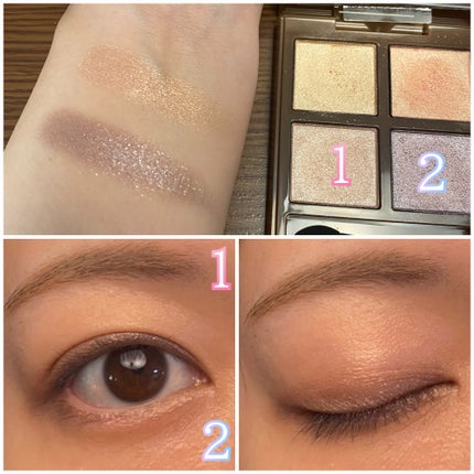 アディクション ホリデーアディクション アイシャドウ パレット + “スルー ザ グラス”/ADDICTION/アイシャドウパレットを使ったクチコミ(2枚目)