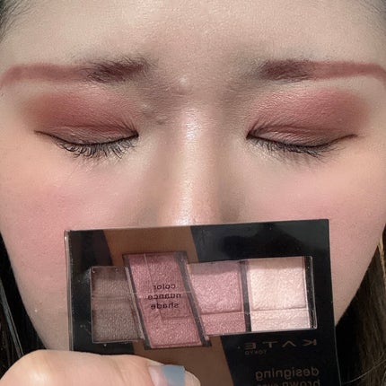 デザイニングブラウンアイズ/KATE/アイシャドウパレットを使ったクチコミ(4枚目)