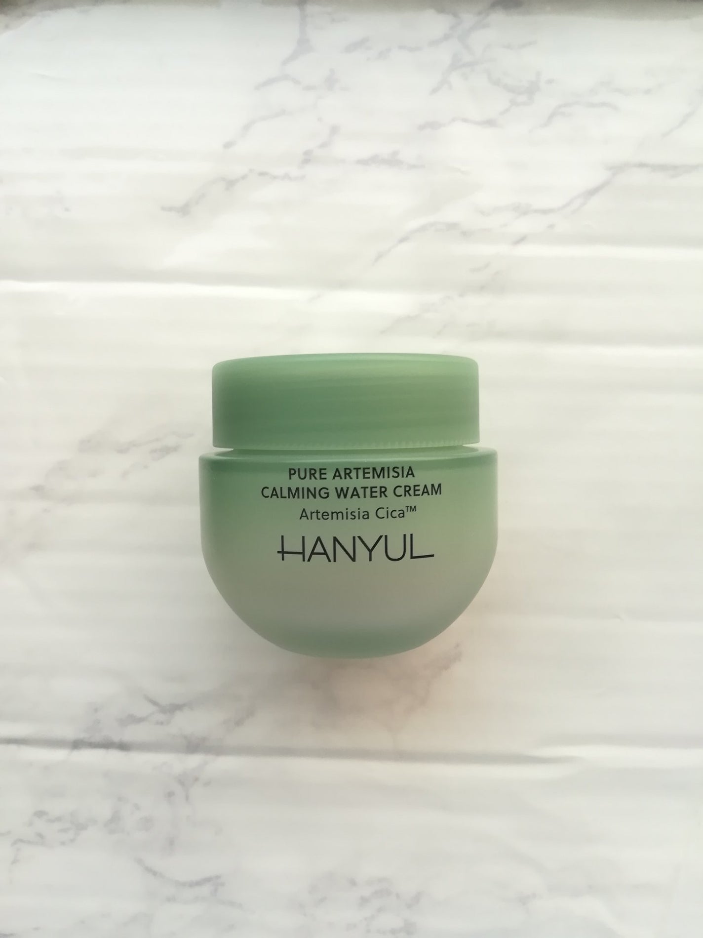 ピュアアルテミシア カーミングウォータークリーム/HANYUL(ハンユル)/フェイスクリームを使ったクチコミ(1枚目)