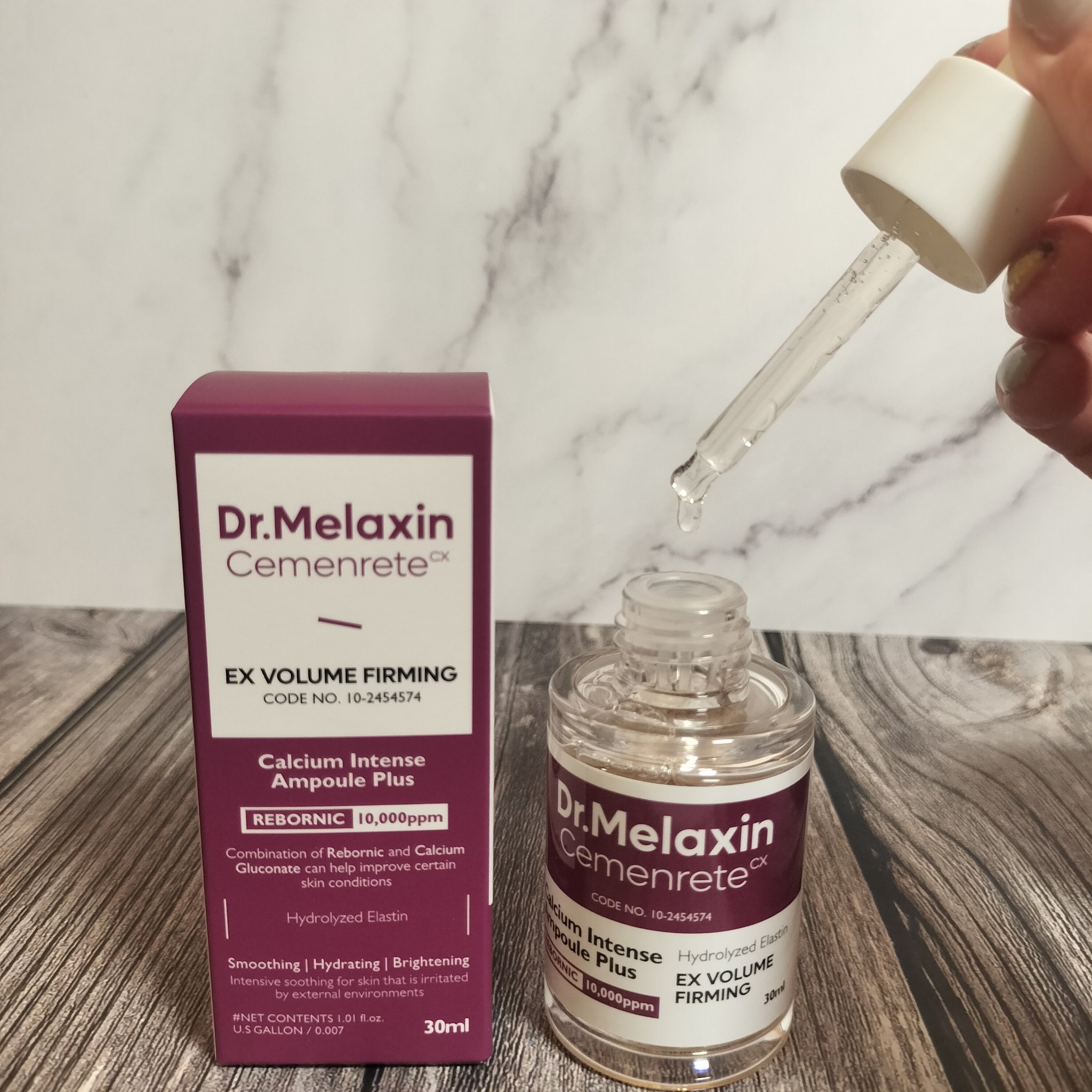 セメンリトカルシウムアンプル+セメンリトカルシウムクリーム/Dr.Melaxin/スキンケアキットを使ったクチコミ（2枚目）