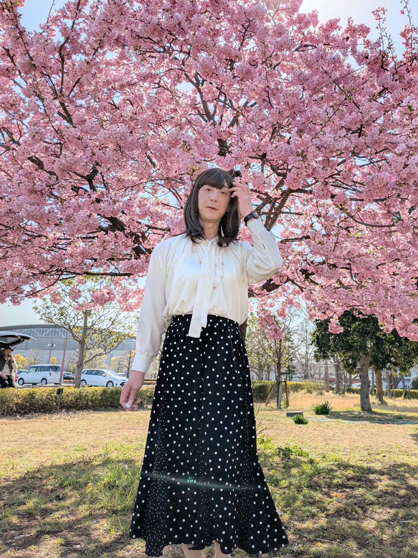 ひろみfabulous_sounds_0n3 on LIPS 「今日のメイクとコーデ🤗❤️🩷🌸春ですね〜✨💞🌸🩷暖かくて楽しか..」(2枚目)