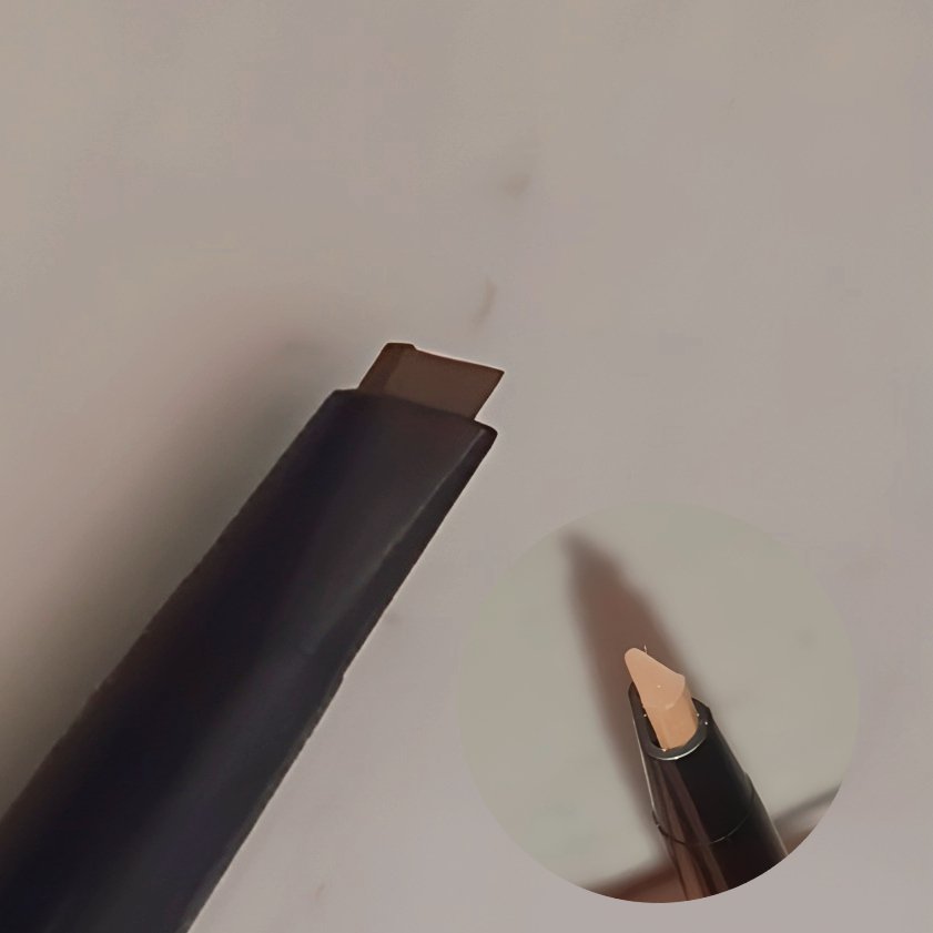 GENE3WAYアイブロウ三角芯タイプ/セリア/アイブロウペンシルを使ったクチコミ（3枚目）