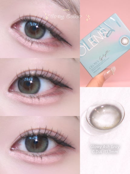 Glowy 1day/OLENS/ワンデー(1DAY)カラコンを使ったクチコミ(2枚目)