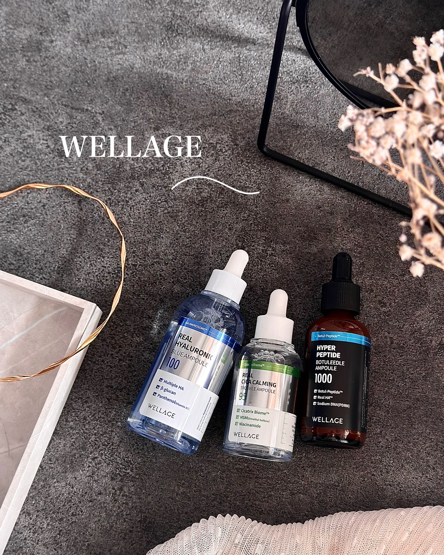 リアルヒアルロニックブルーアンプル 100/Wellage/美容液を使ったクチコミ（1枚目）