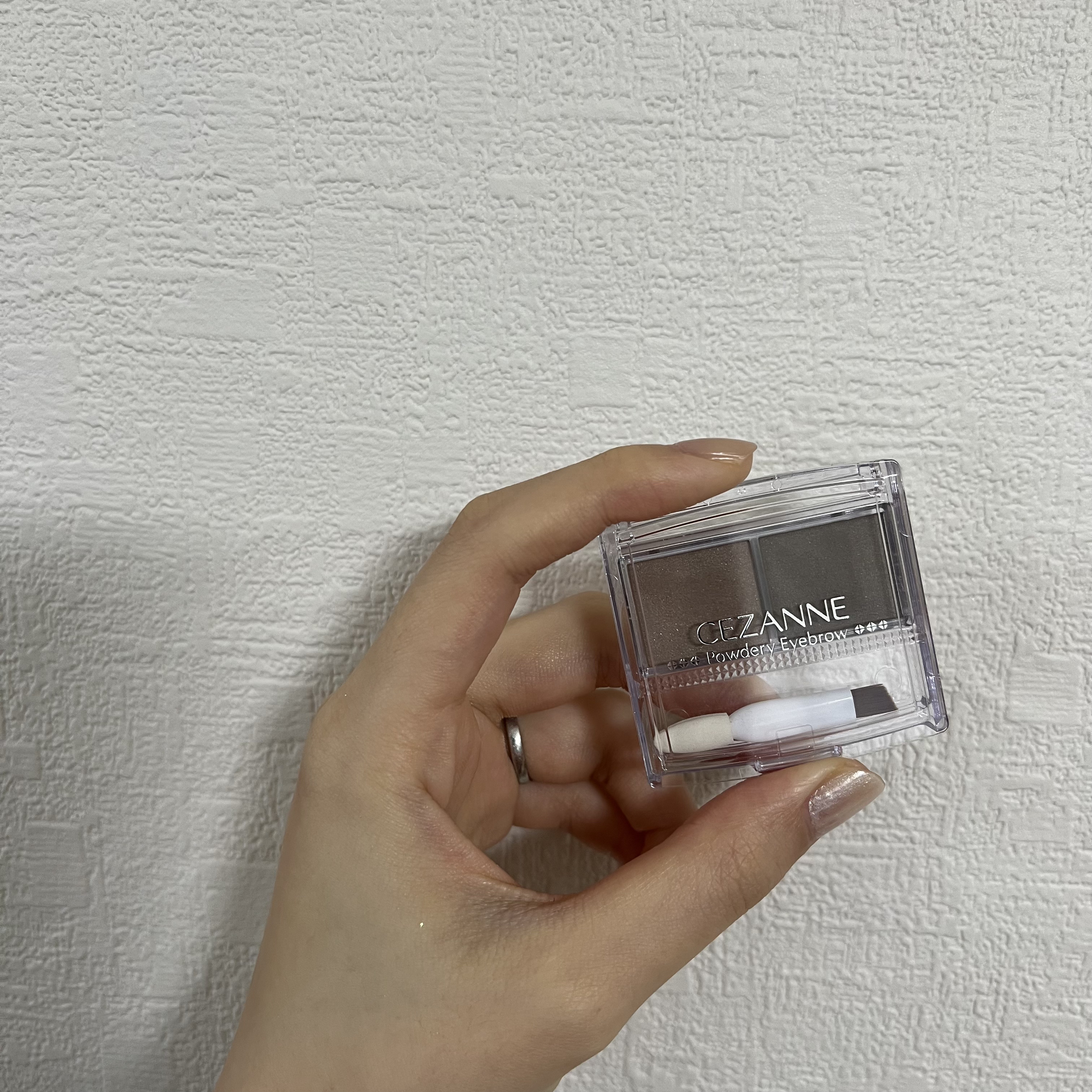 パウダリーアイブロウ P1 ソフトブラウン/CEZANNE/パウダーアイブロウを使ったクチコミ（1枚目）