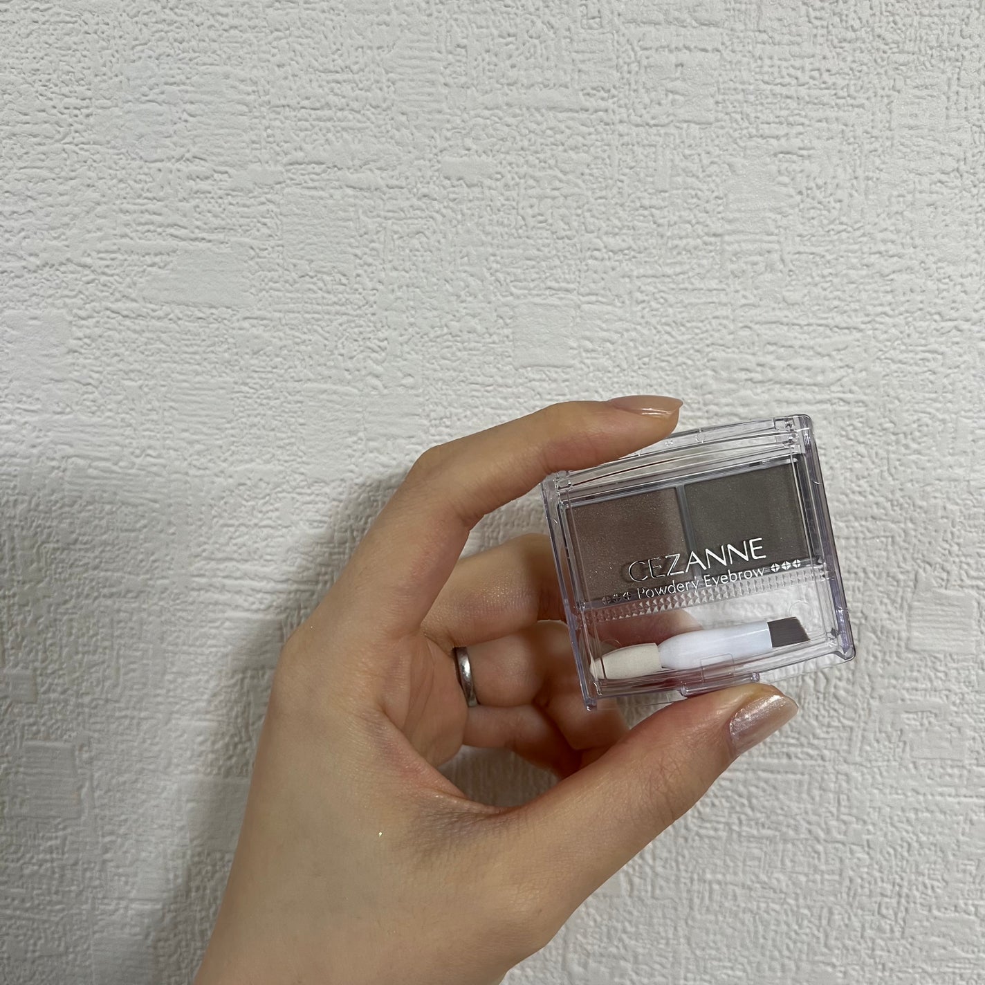 パウダリーアイブロウ/CEZANNE/パウダーアイブロウを使ったクチコミ(1枚目)