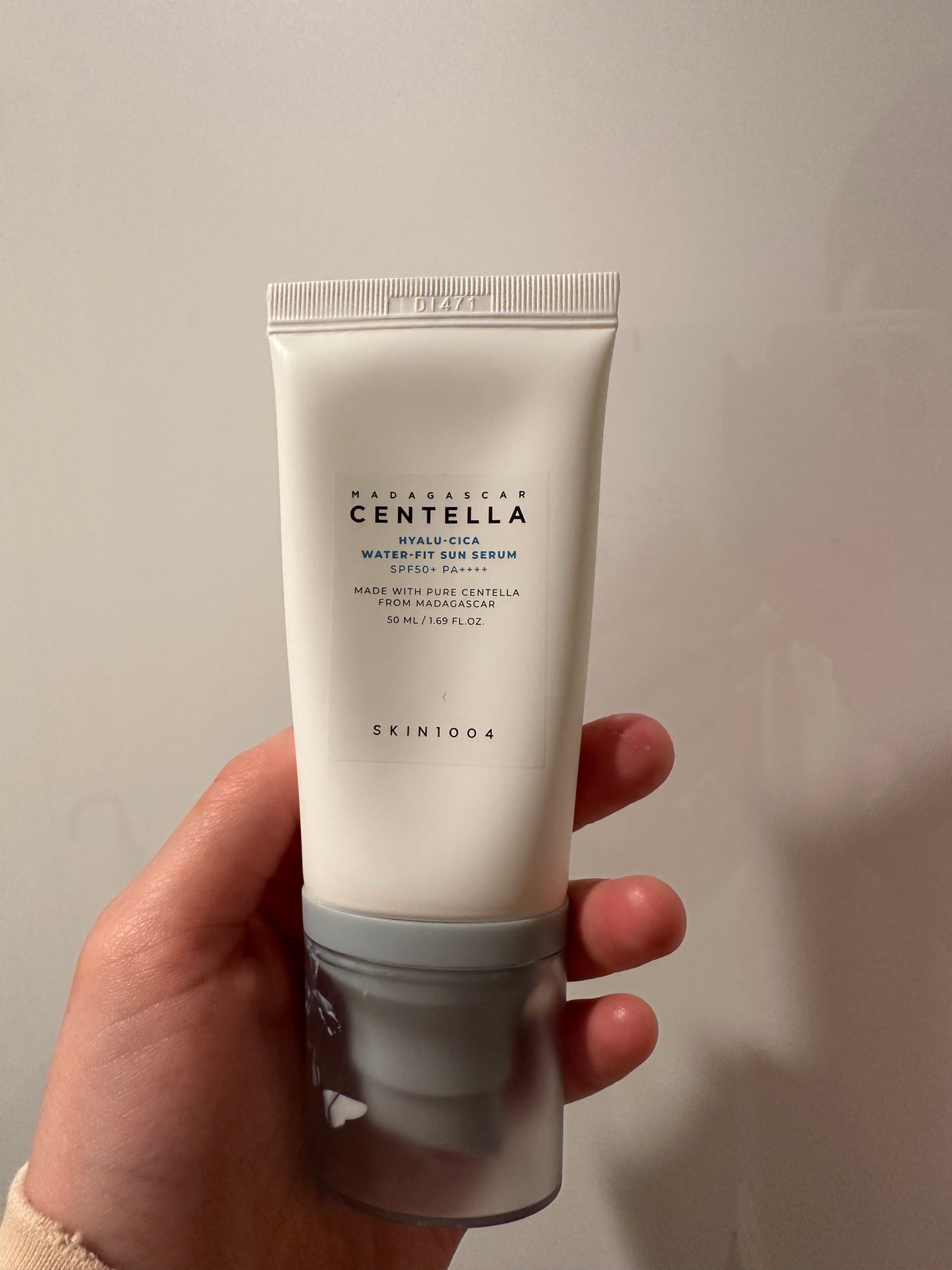 ヒアルーシカ ウォーターフィット サンセラム/SKIN1004/日焼け止めローションを使ったクチコミ(1枚目)