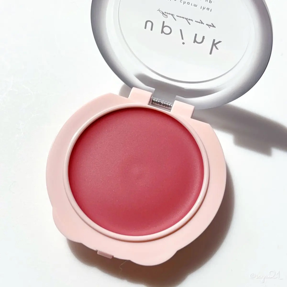 ドリーミーグロウチーク /upink/ジェル・クリームチークを使ったクチコミ（2枚目）