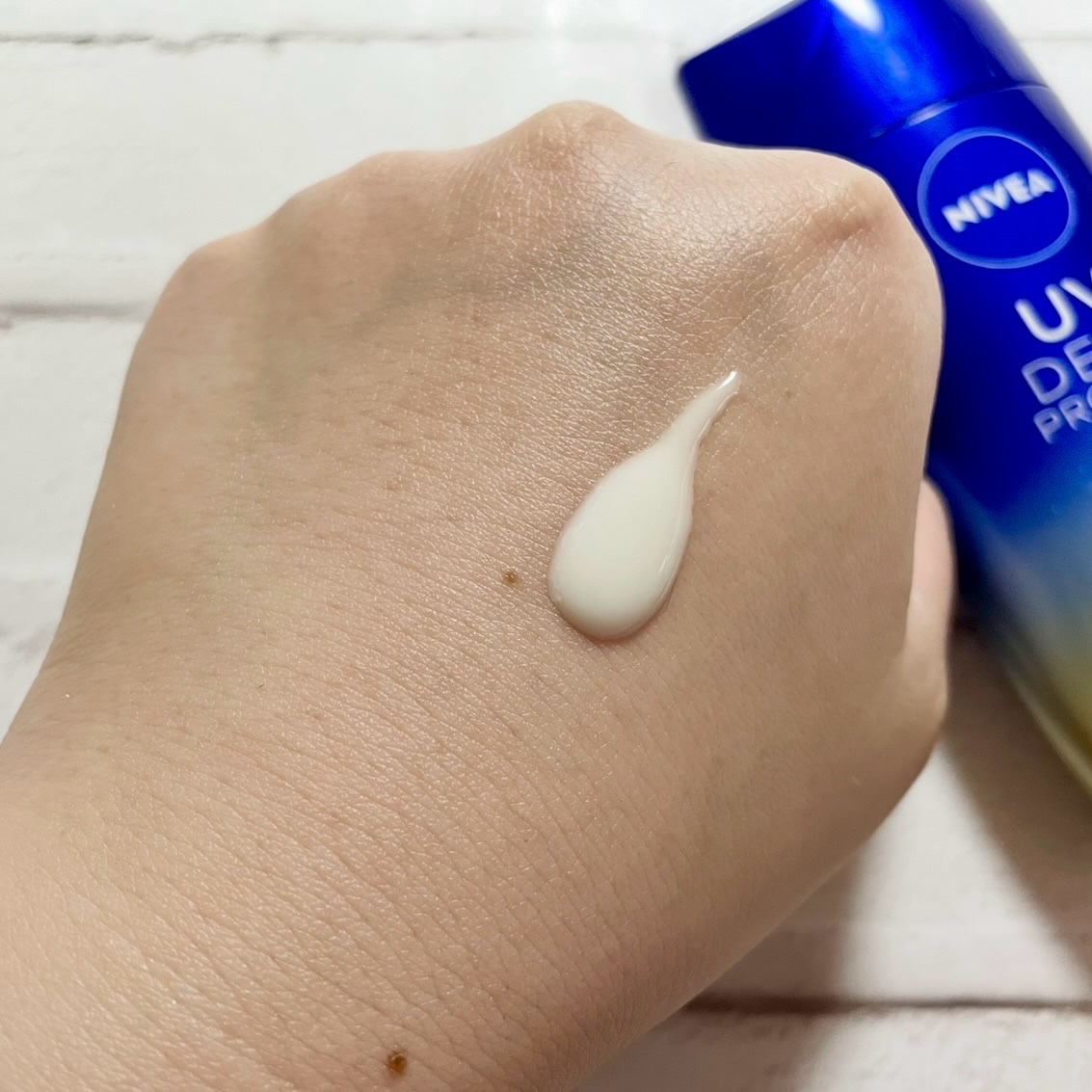 ニベアUV ディープ プロテクト＆ケア ジェル/ニベア/日焼け止めジェルを使ったクチコミ（2枚目）