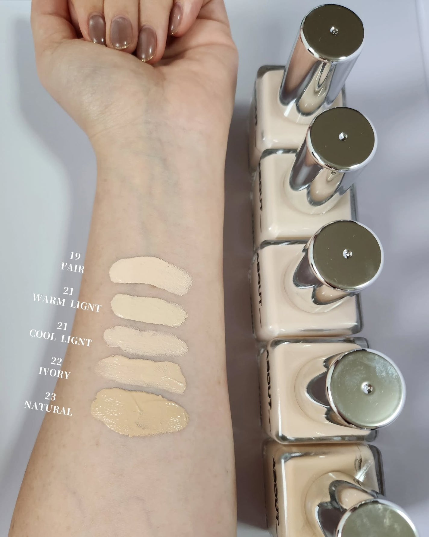 スキンレイヤーフィットファンデーション/ABOUT TONE/リキッドファンデーションを使ったクチコミ(2枚目)