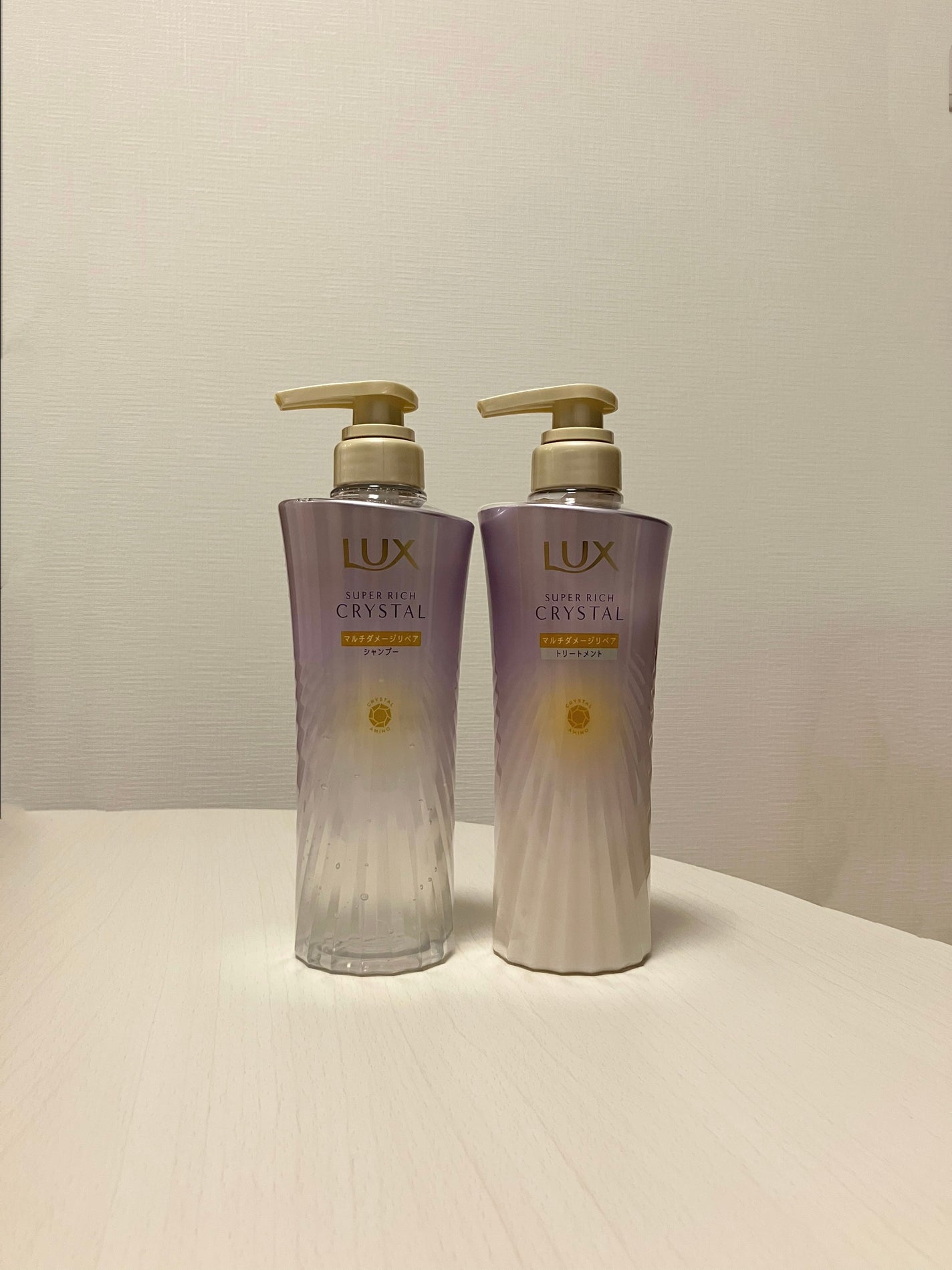 スーパーリッチクリスタル マルチダメージリペア シャンプー/トリートメント/LUX/市販シャンプーを使ったクチコミ(1枚目)