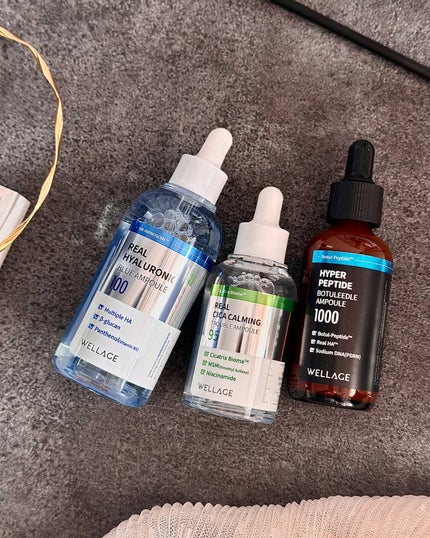 リアルヒアルロニックブルーアンプル 100/Wellage/美容液を使ったクチコミ(5枚目)