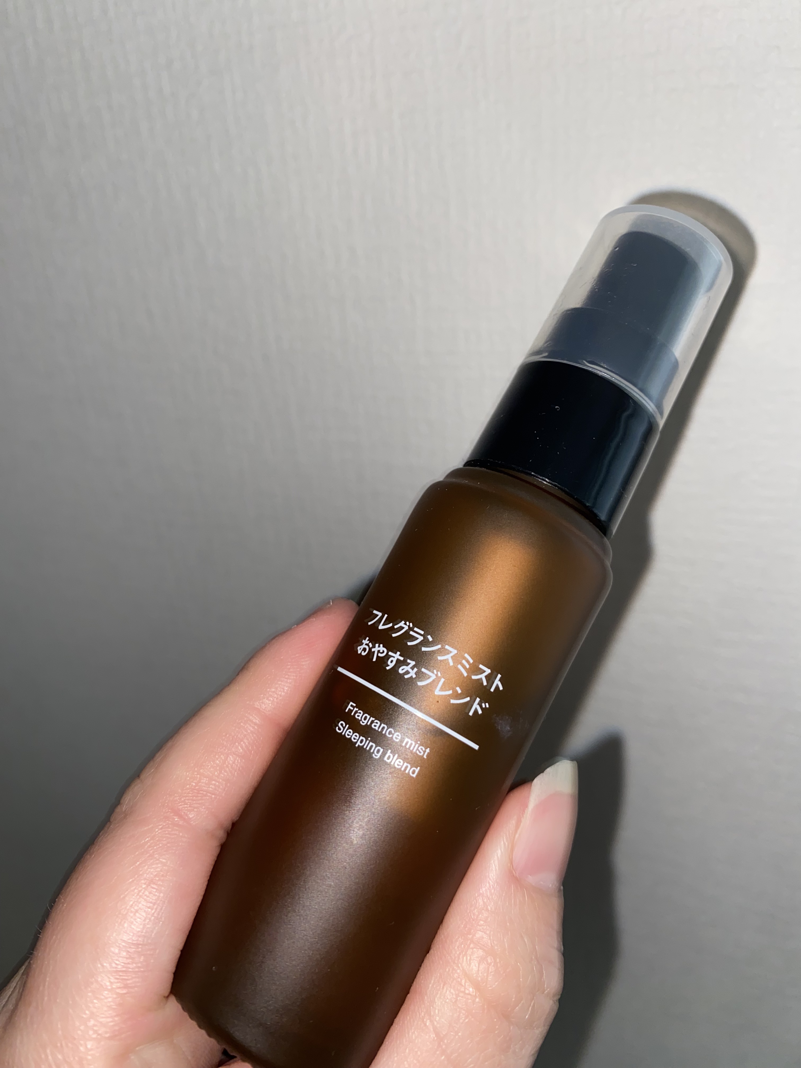 フレグランスミスト おやすみブレンド/無印良品/香水(その他)を使ったクチコミ（1枚目）