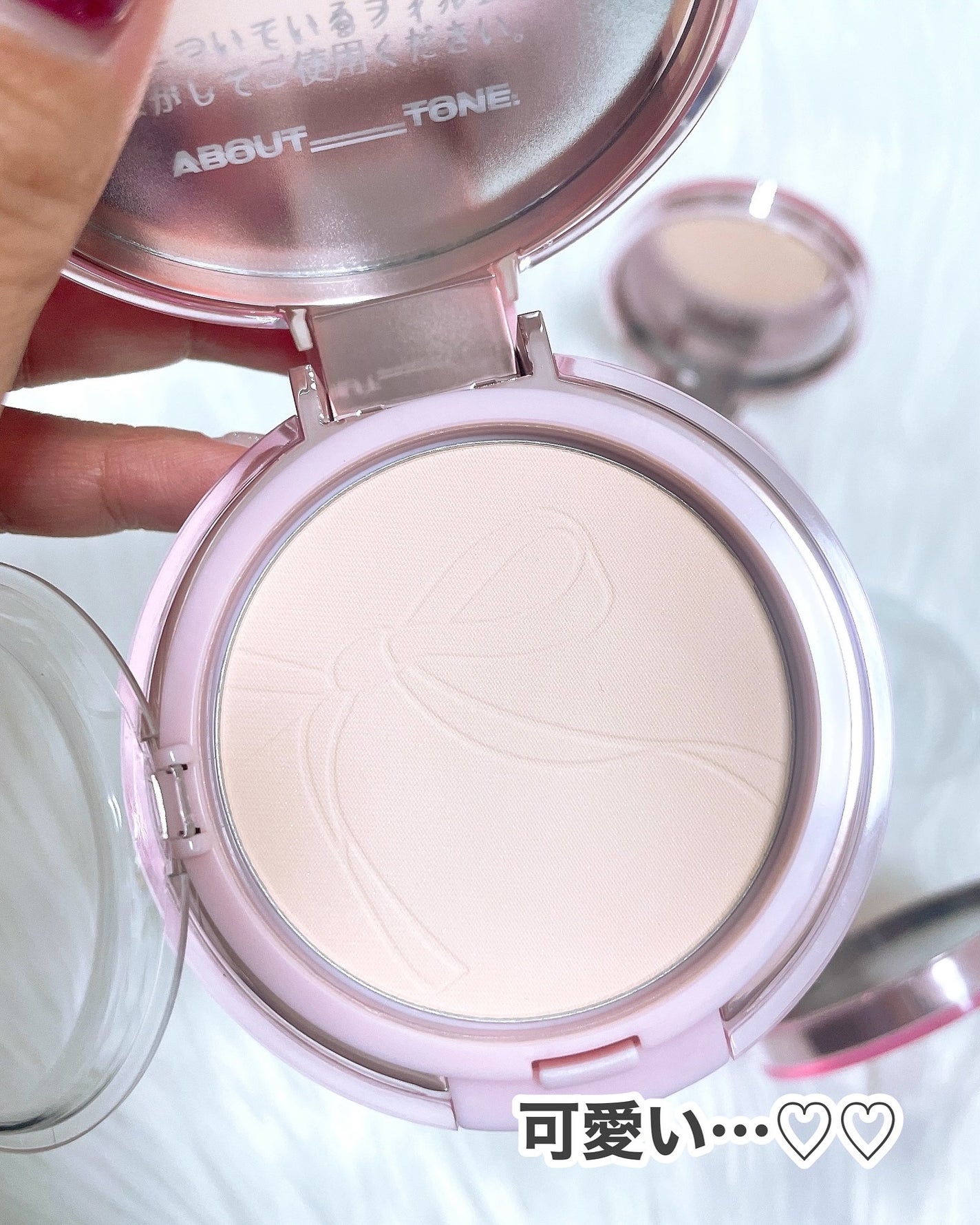 ザ・ブラーパウダーパクト/ABOUT TONE/プレストパウダーを使ったクチコミ(3枚目)