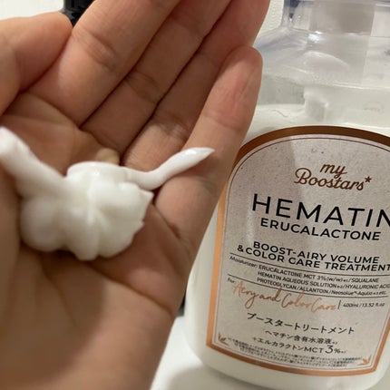 ヘマチン ブースター シャンプー /トリートメント ペアー&ムスクの香り/マイブースターズ/市販シャンプーを使ったクチコミ(3枚目)