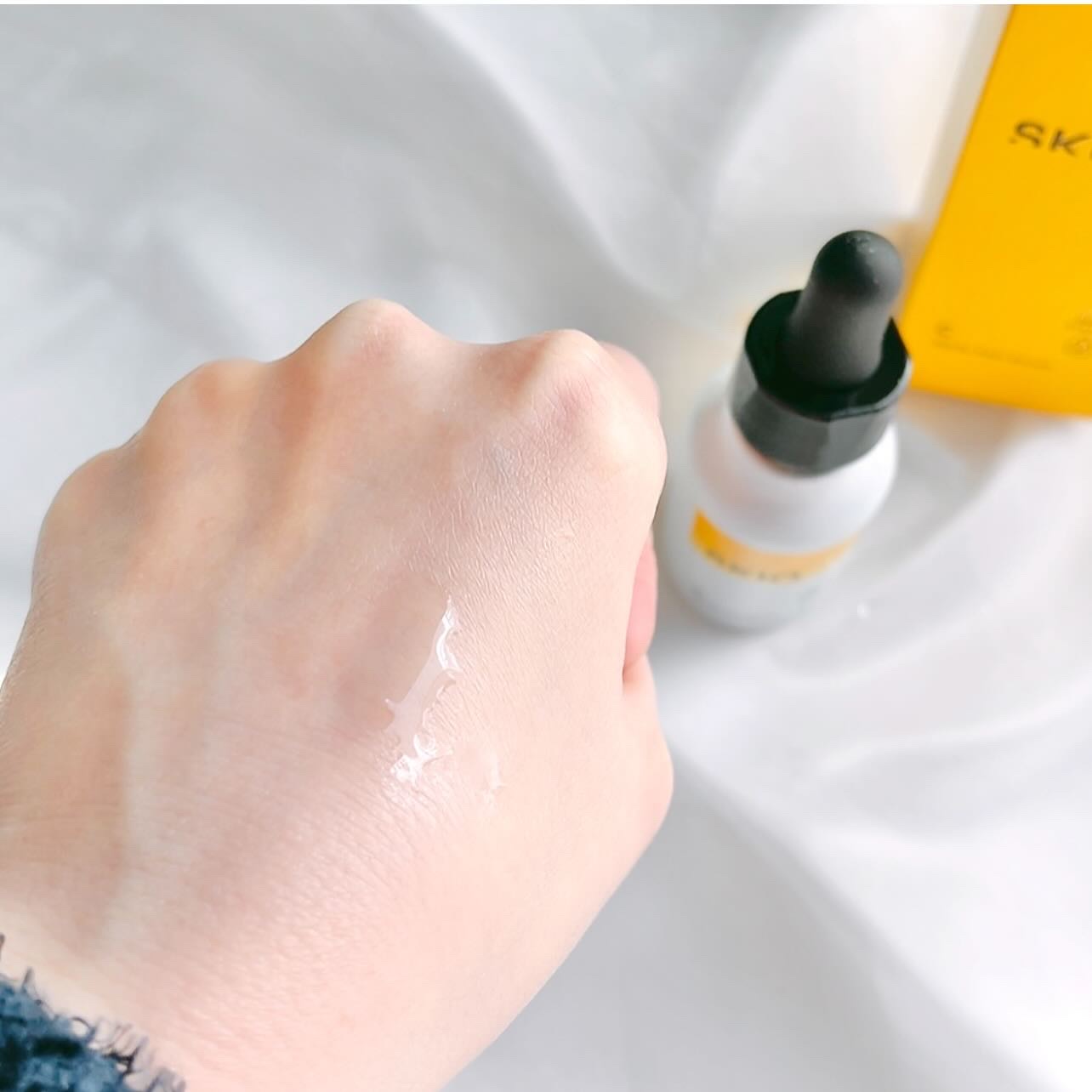 スキオVCホワイトピールセラム/SKIO/美容液を使ったクチコミ（3枚目）