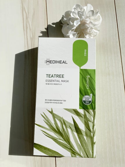 ティーツリー エッセンシャルマスクカーミングモイスチャー/MEDIHEAL/シートマスク・パックを使ったクチコミ(4枚目)
