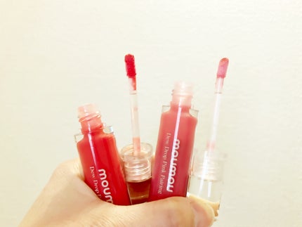 Dew Drop Pink Pairing/moumou/リップグロスを使ったクチコミ(2枚目)