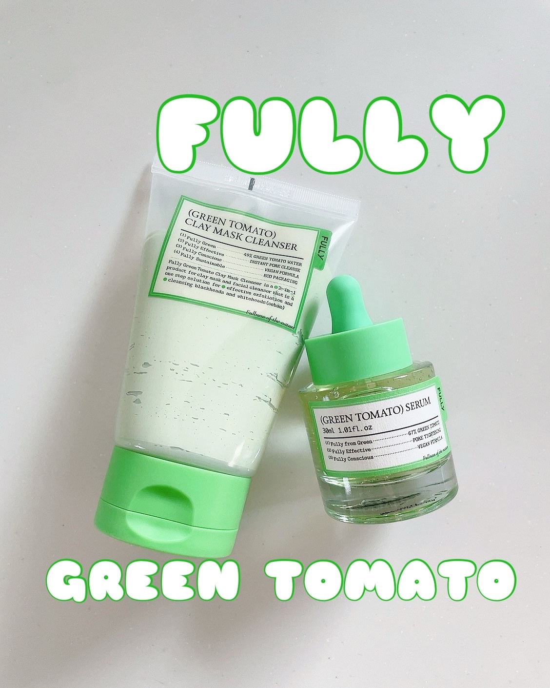 グリーントマトクレイマスククレンザー/FULLY/洗い流すパック・マスクを使ったクチコミ（1枚目）