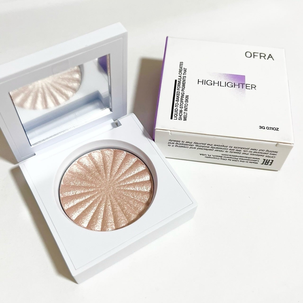 OFRA mini Highlighter/Ofra Cosmetics/パウダーハイライトを使ったクチコミ(3枚目)