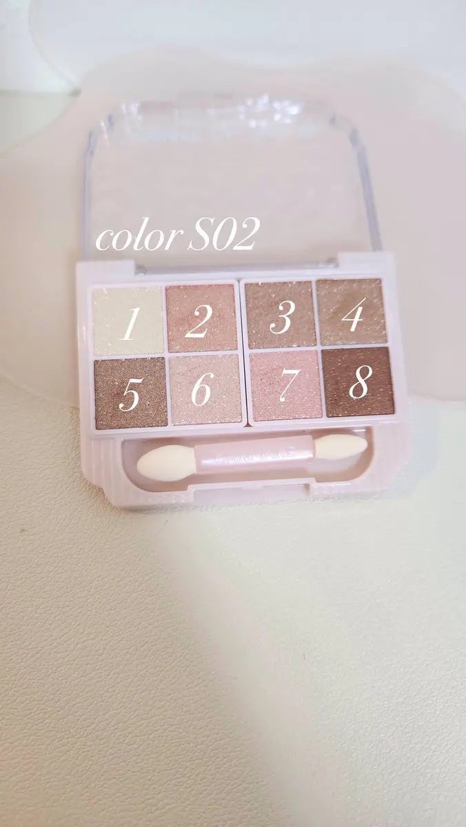 プティパレットアイズ(スパークリングタイプ)/キャンメイク/アイシャドウを使ったクチコミ(2枚目)