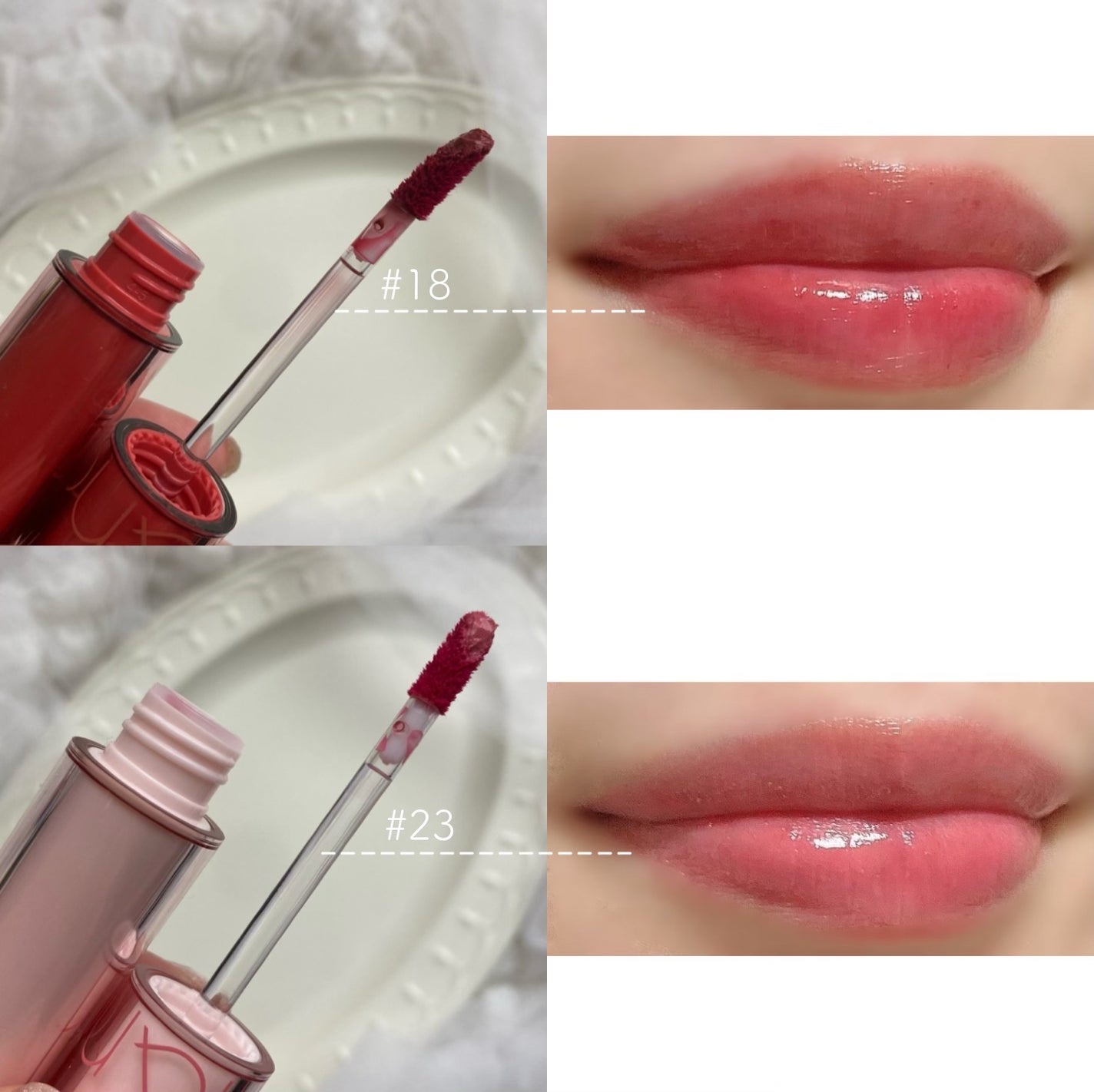 ザ ジューシーラスティングティント/rom&nd/リップティントを使ったクチコミ(2枚目)