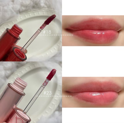 ザ ジューシーラスティングティント/rom&nd/リップティントを使ったクチコミ(2枚目)