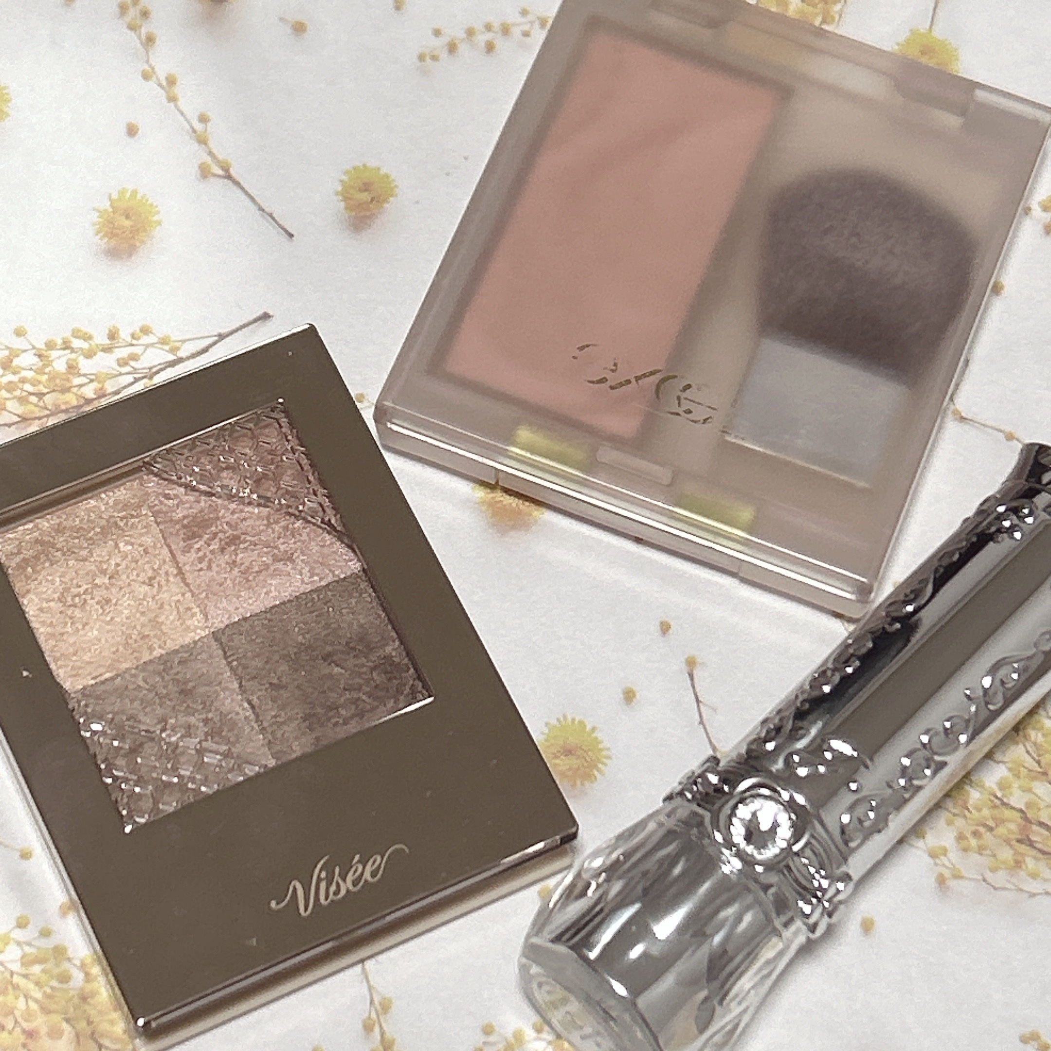 シームレストーン ブラッシュ/excel/パウダーチークを使ったクチコミ（2枚目）