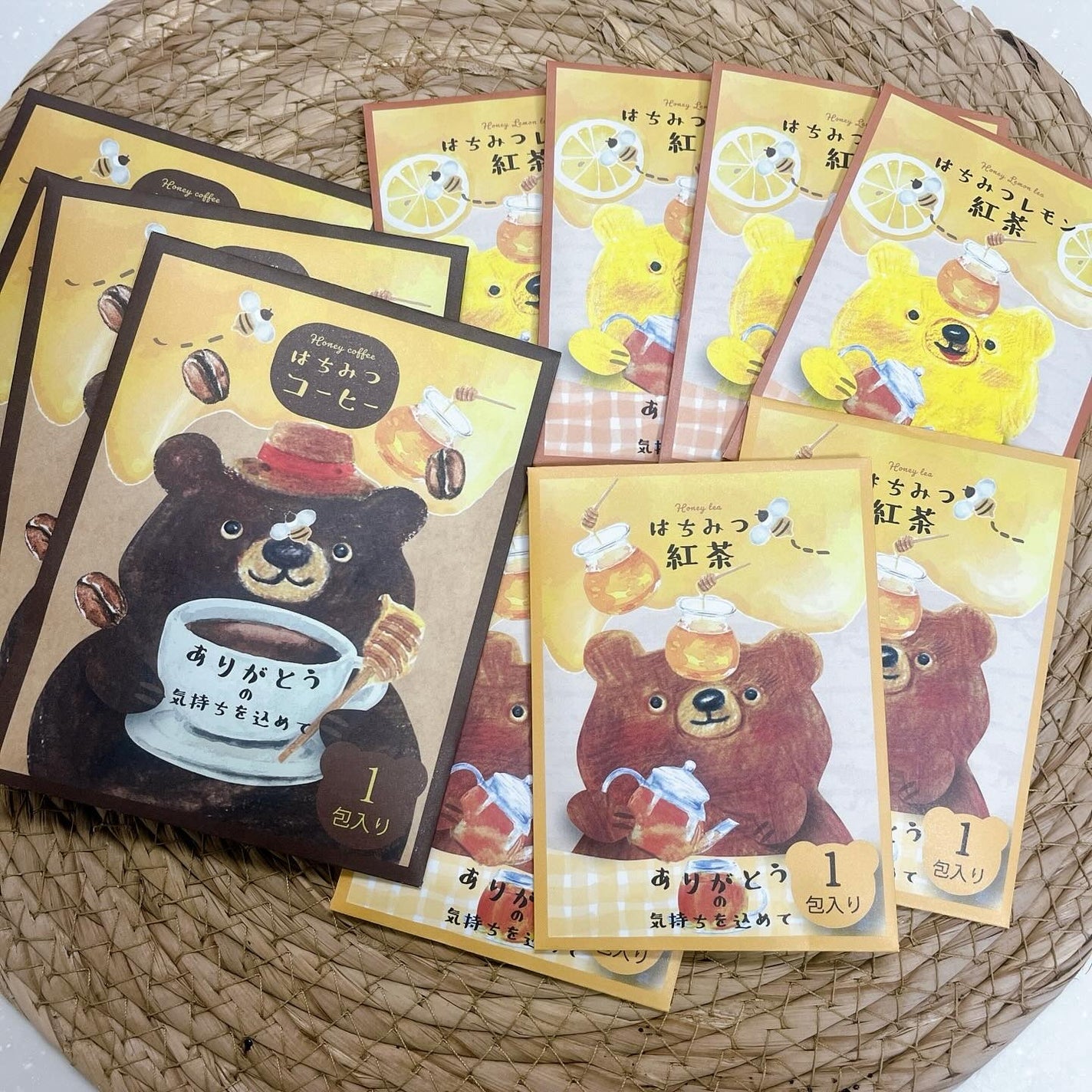 ひとりコスメ部 フォロバ100 on LIPS 「クマのイラストがとてもかわいい・はちみつ紅茶🍯・はちみつレモン..」(1枚目)