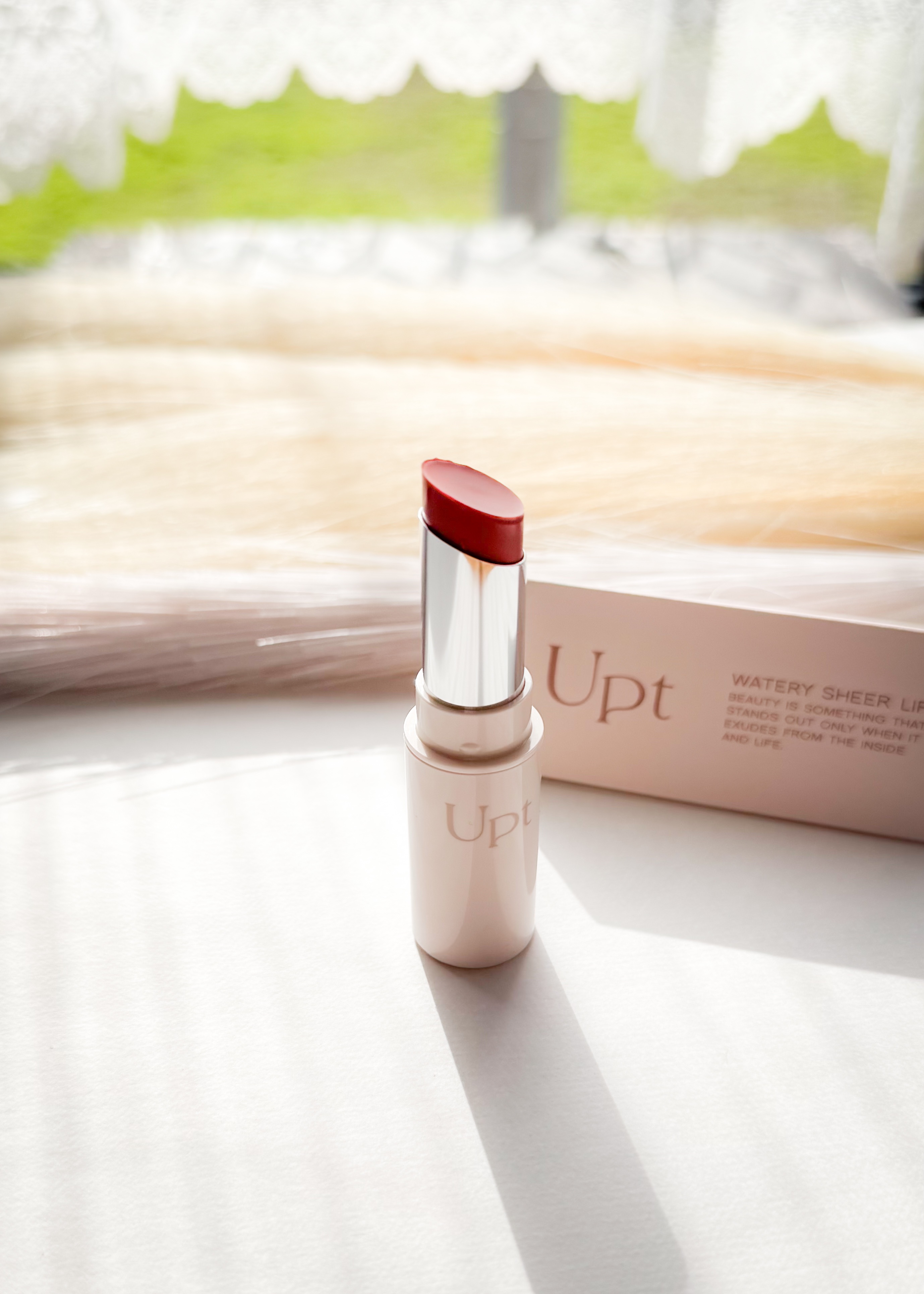 Upt WATERY SHEER LIP  04 taffy more（タフィーモア）/Upt/口紅を使ったクチコミ（2枚目）