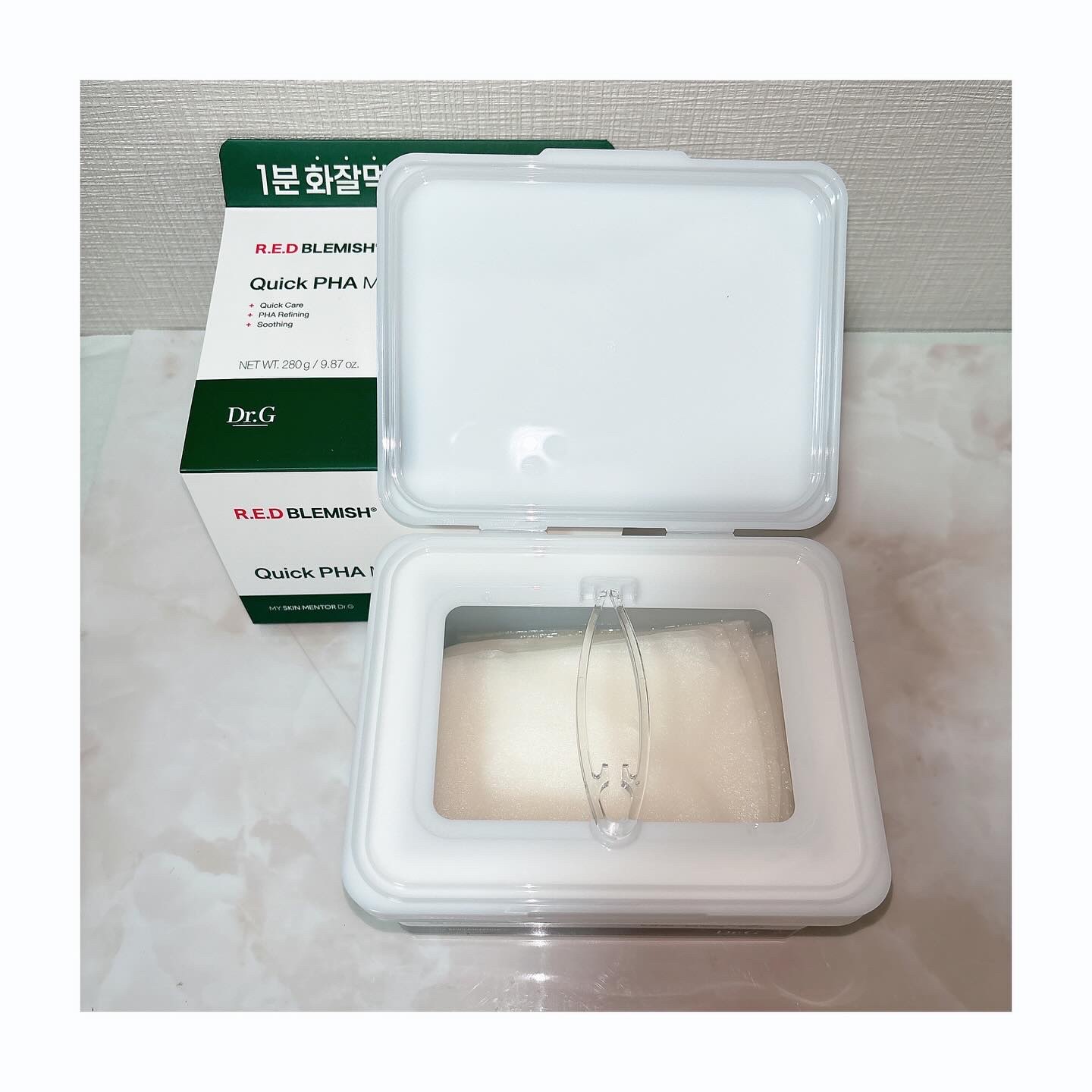 レッドブレミッシュクイックPHAシートマスク/Dr.G/シートマスク・パックを使ったクチコミ（3枚目）