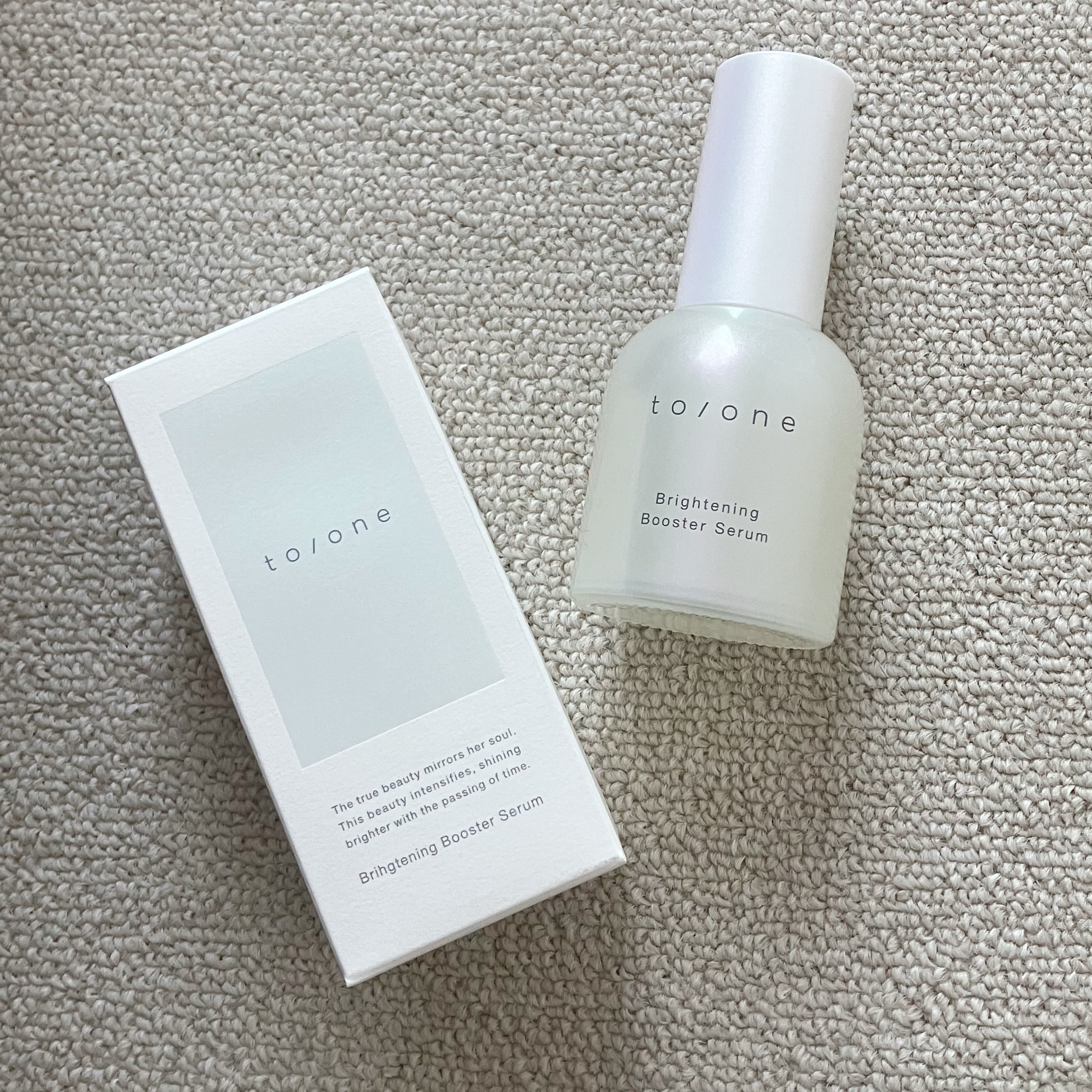ブライトニング ブースター セラム/to/one/美容液を使ったクチコミ（2枚目）