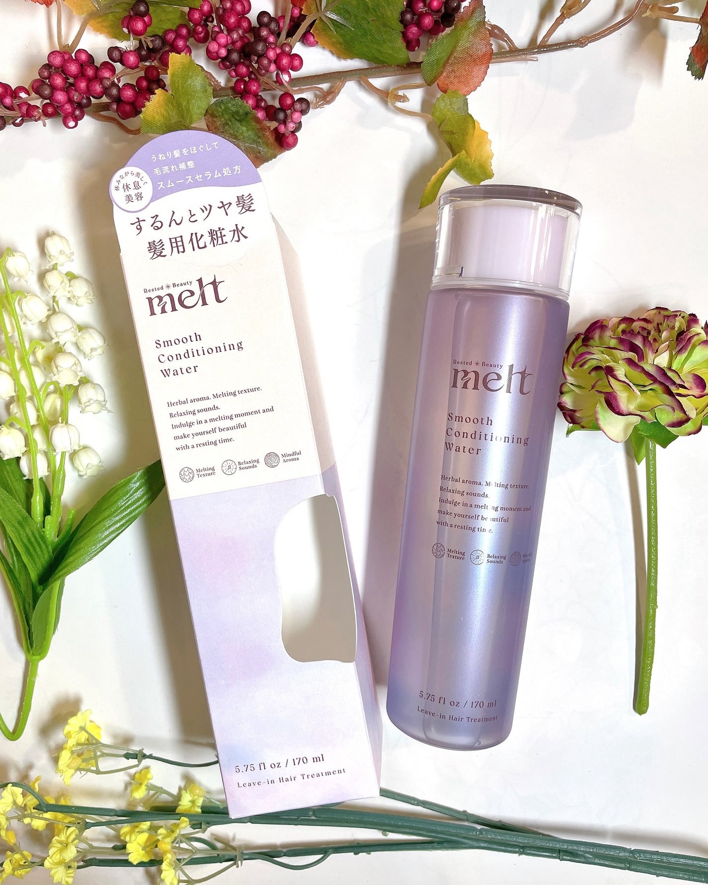 スムース コンディショニング ウォーター/melt/アウトバストリートメントを使ったクチコミ(1枚目)