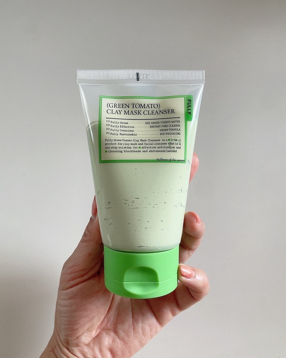 グリーントマトクレイマスククレンザー/FULLY/洗い流すパック・マスクを使ったクチコミ（2枚目）