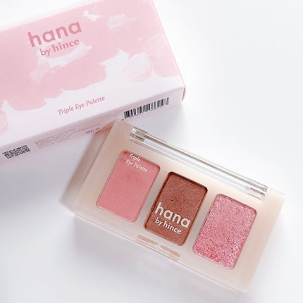 トリプルアイパレット/hana by hince/アイシャドウパレットを使ったクチコミ(1枚目)