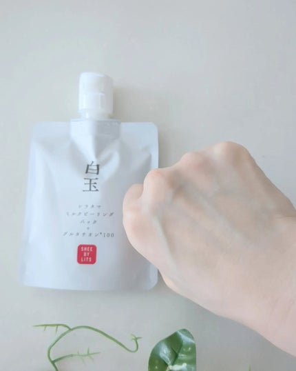 SHEE BY LITS 白玉ミルクピーリングパック/リッツ/洗い流すパック・マスクを使ったクチコミ(6枚目)