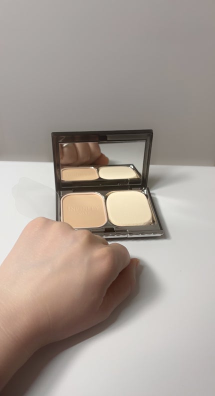 スキンルミナンス ファンデーション/インフィニティ/パウダーファンデーションを使ったクチコミ(2枚目)